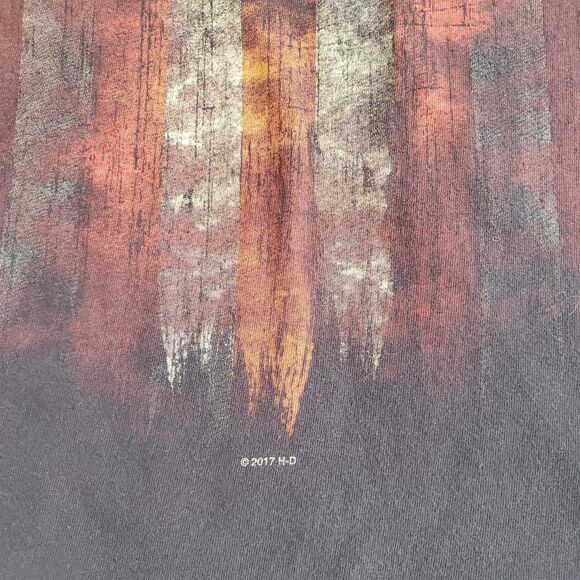 Vintage Harley Davidson T Shirt Tennessee Big Print USA Flag Skull Size Large - Picture 5 of 7